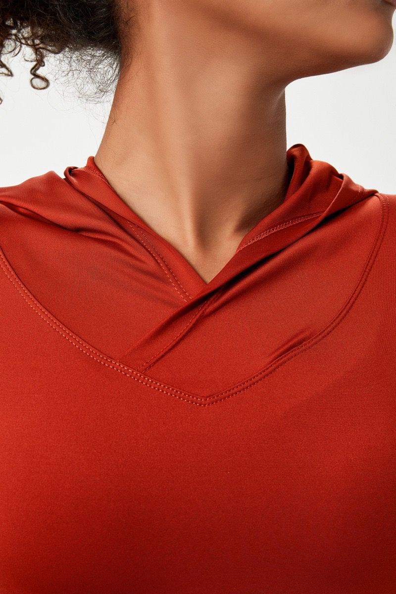 E2G Hooded Yoga Top