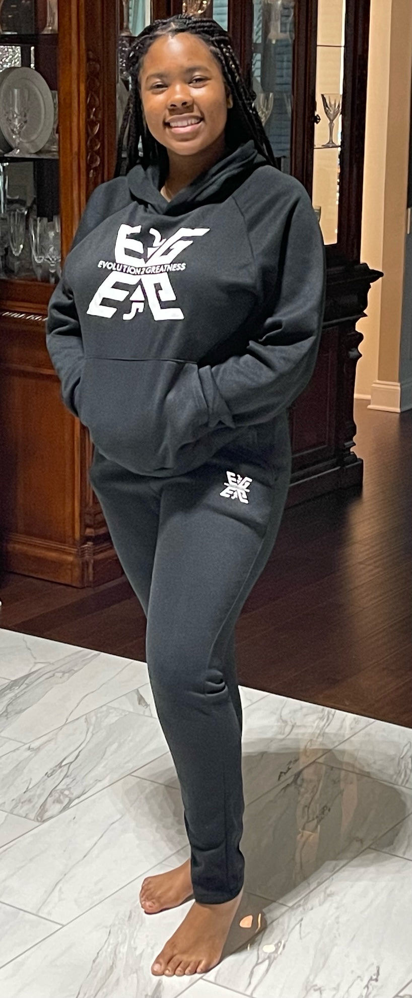 E2G Hooded Jogger 2 Piece Set