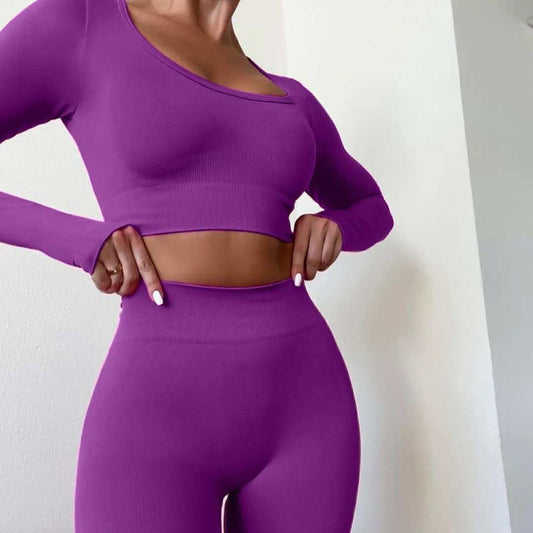 E2G Purple Pushup Leggings