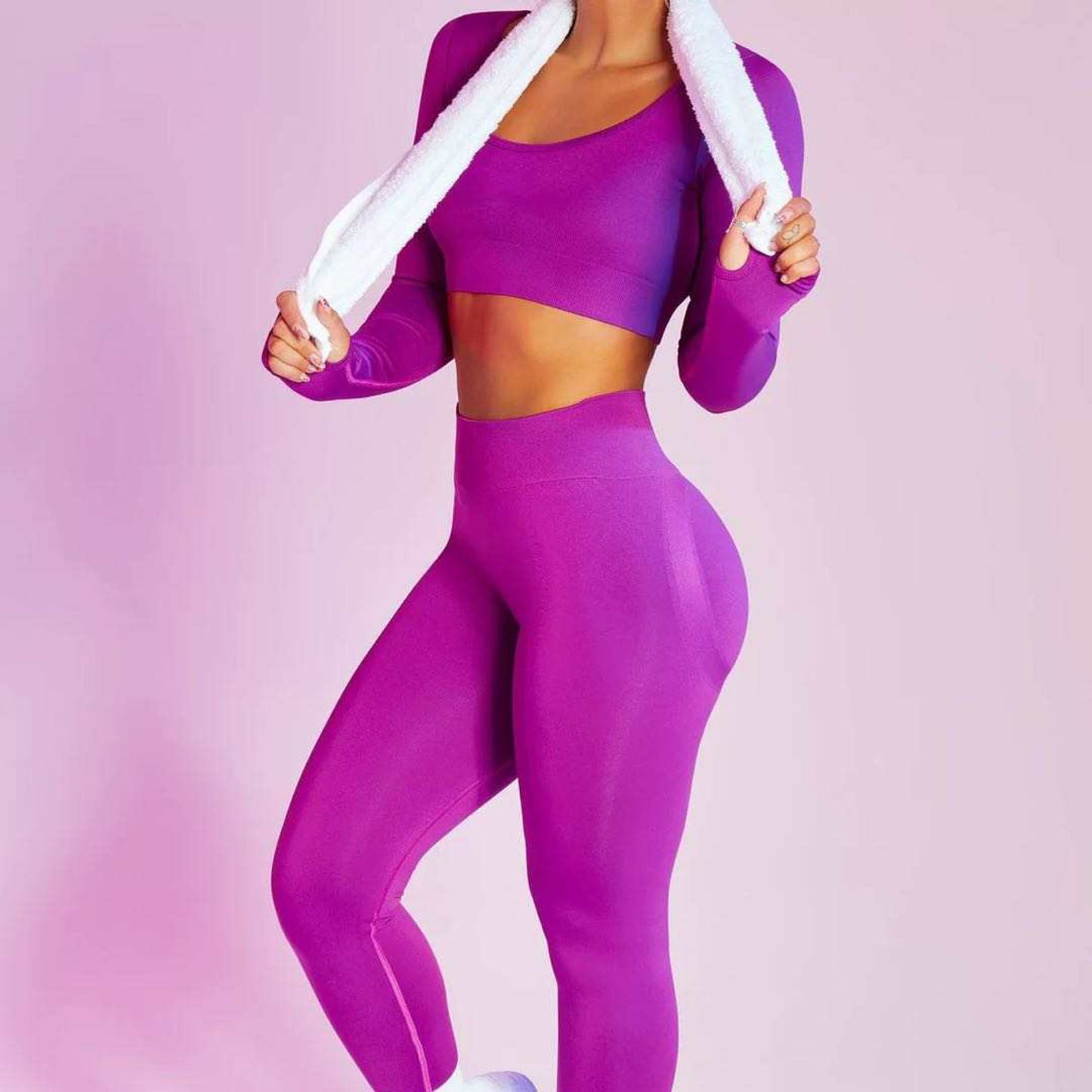 E2G Purple Pushup Leggings